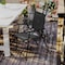 Flash Furniture Black Folding Sling Patio Chairs with Armrests, 4PK 4-GM-SC098-BK-GG - alternate 9